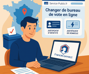 Demande d'inscription en ligne sur les listes électorales