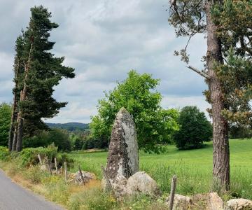 Randonnée proche du Malzieu-Ville : Mazeyrac et le menhir de "pindjo chabre"