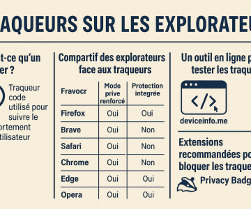 Traqueurs sur les navigateurs web : comment ils fonctionnent et comment les éviter