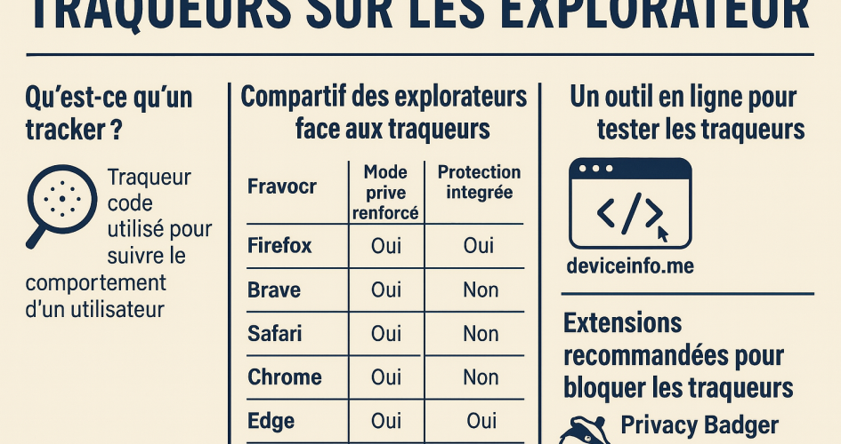 Traqueurs sur les navigateurs web : comment ils fonctionnent et comment les éviter